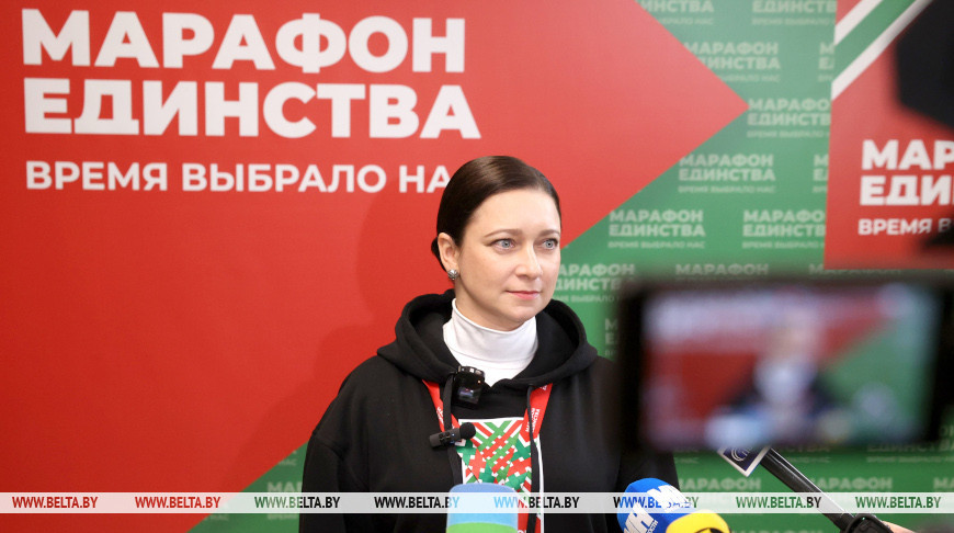 Анна Лукашенко: следующей точкой в маршруте "Марафона единства" станет Бобруйск