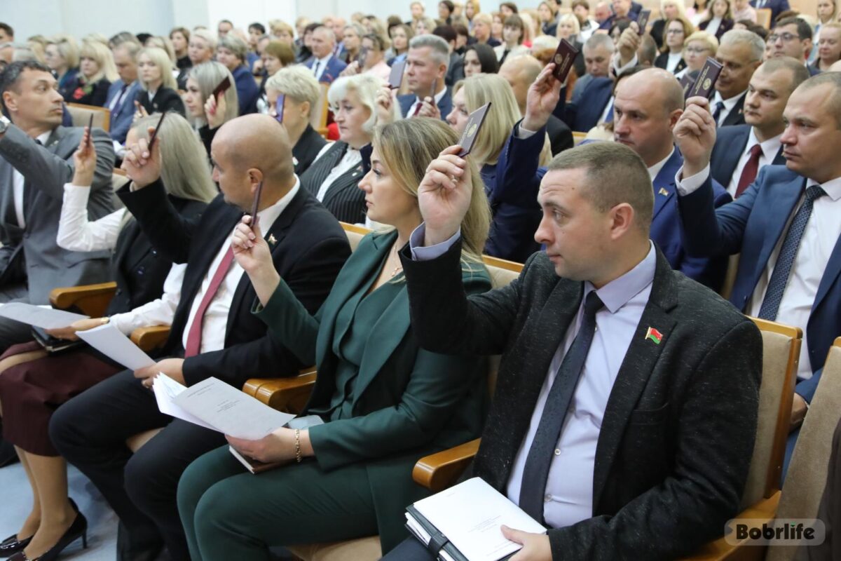 Выездная 15-я очередная сессия Бобруйского городского Совета депутатов