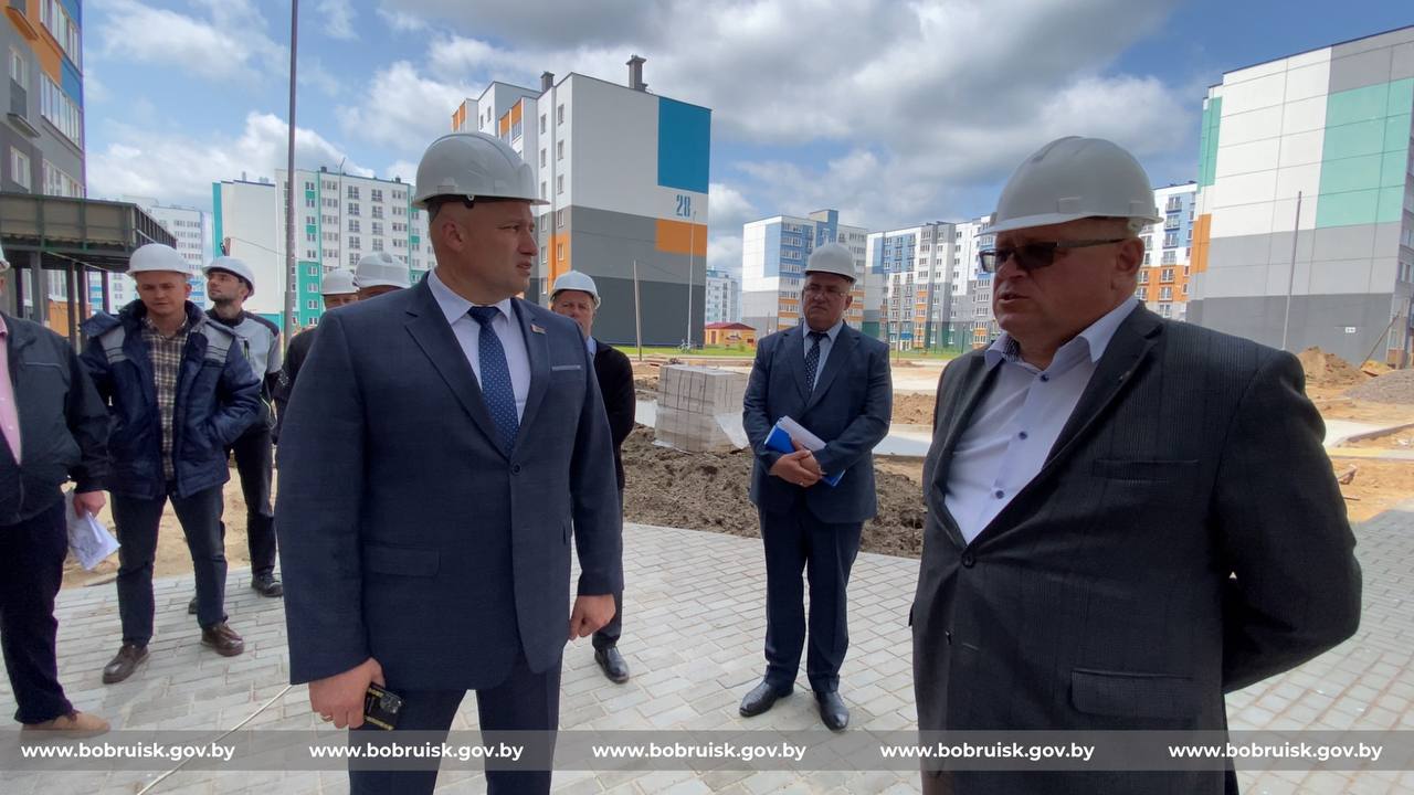Строительство жилья в Бобруйске: под личным контролем
