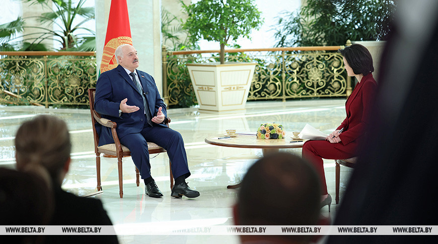 Александр Лукашенко дал интервью Медиакорпорации Китая