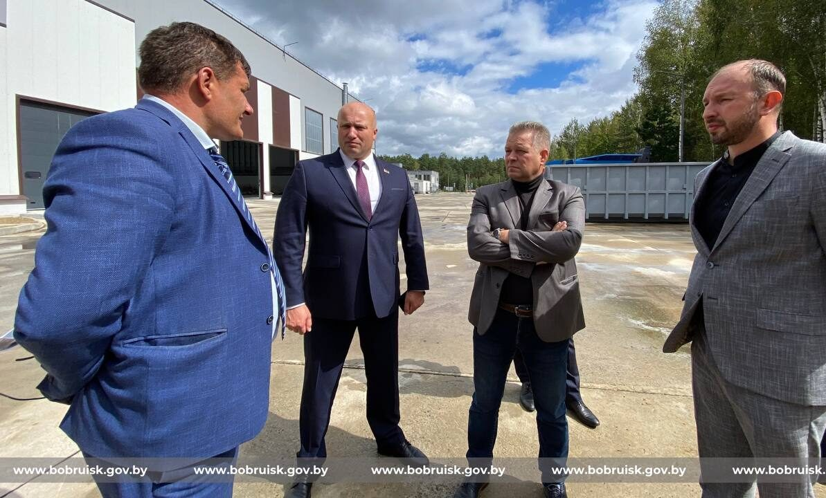 Председатель Бобруйского горисполкома Максим Гурин посетил мусороперерабатывающий завод