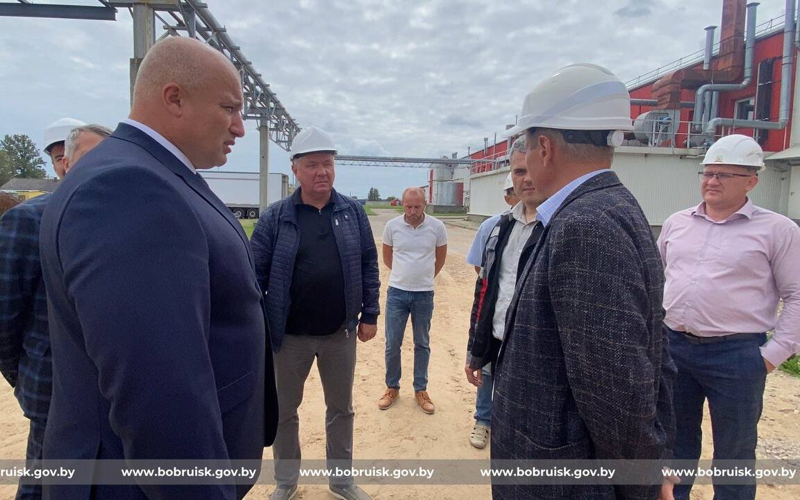 Объект на личном контроле: глава города посетил стройплощадку Бобруйского мясокомбината