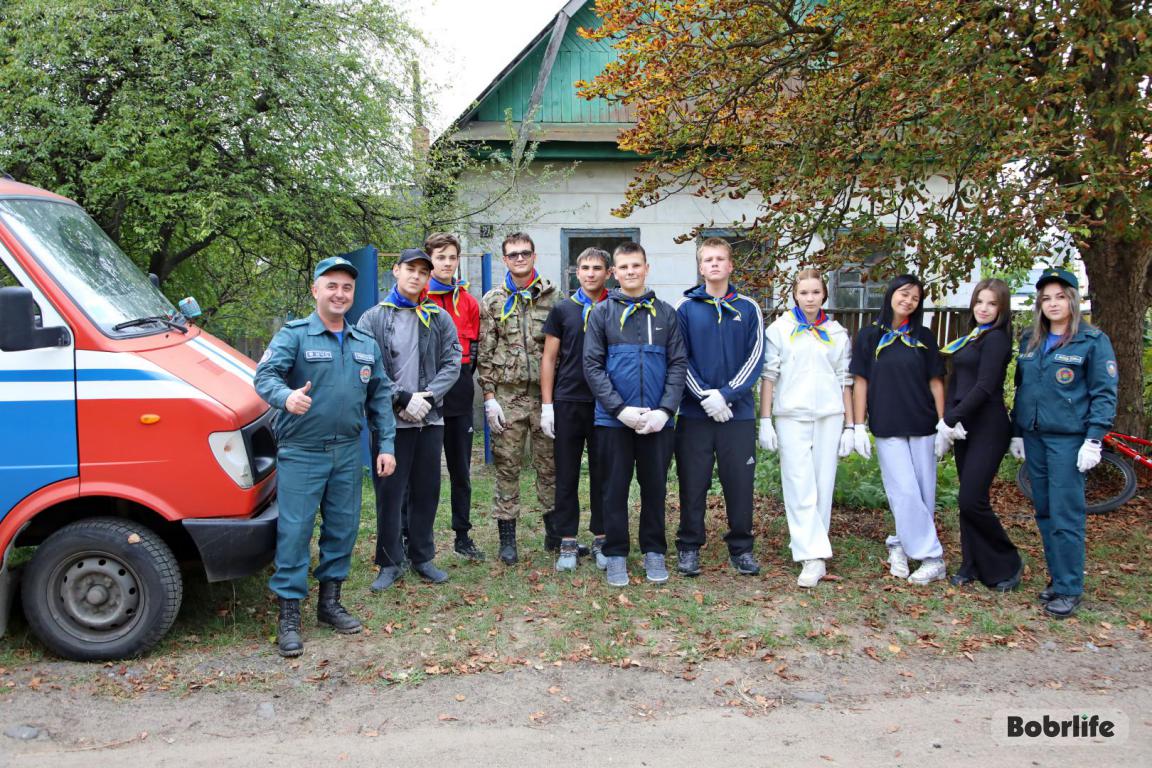 «Молодежь за безопасность». Бобруйские школьники присоединились к марафону добрых дел