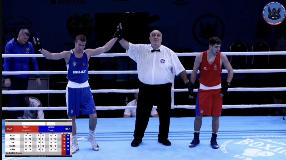 Почётное место. Бобруйчанин завоевал бронзовую медаль на чемпионате Европы по боксу среди юниоров