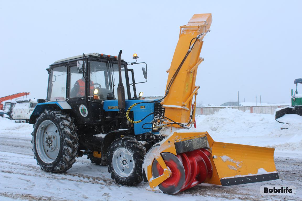 Дороги будут чище. Новую установку для уборки снега стали использовать в Бобруйске