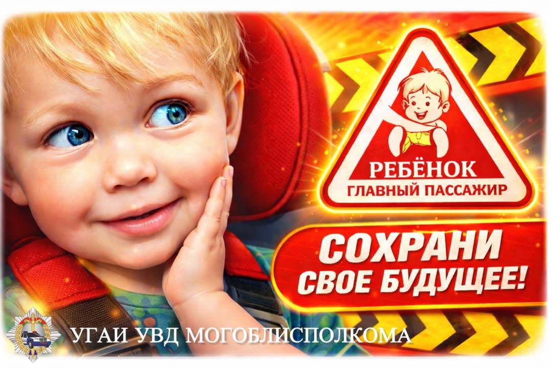 До 10 февраля в Могилёвской области проходит профилактическая акция «Ребёнок – главный пассажир!»