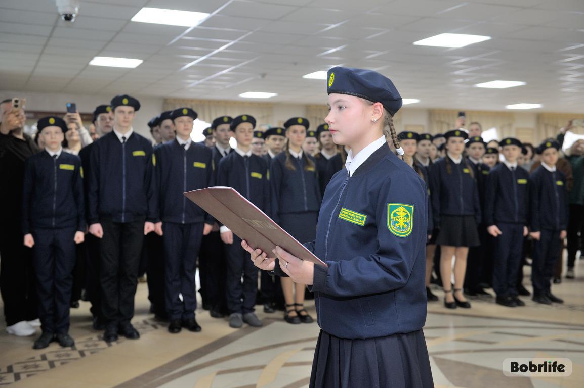 С гордостью и достоинством. Бобруйские учащиеся таможенных классов произнесли торжественную клятву