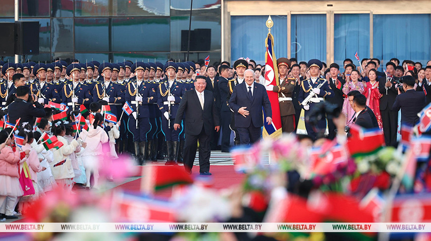 Завершился визит Лукашенко в КНДР, Ким Чен Ын лично проводил Президента