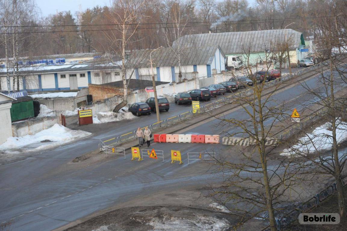 Мост закрыт. В Бобруйске на путепроводе на К. Маркса начинаются ремонтные работы