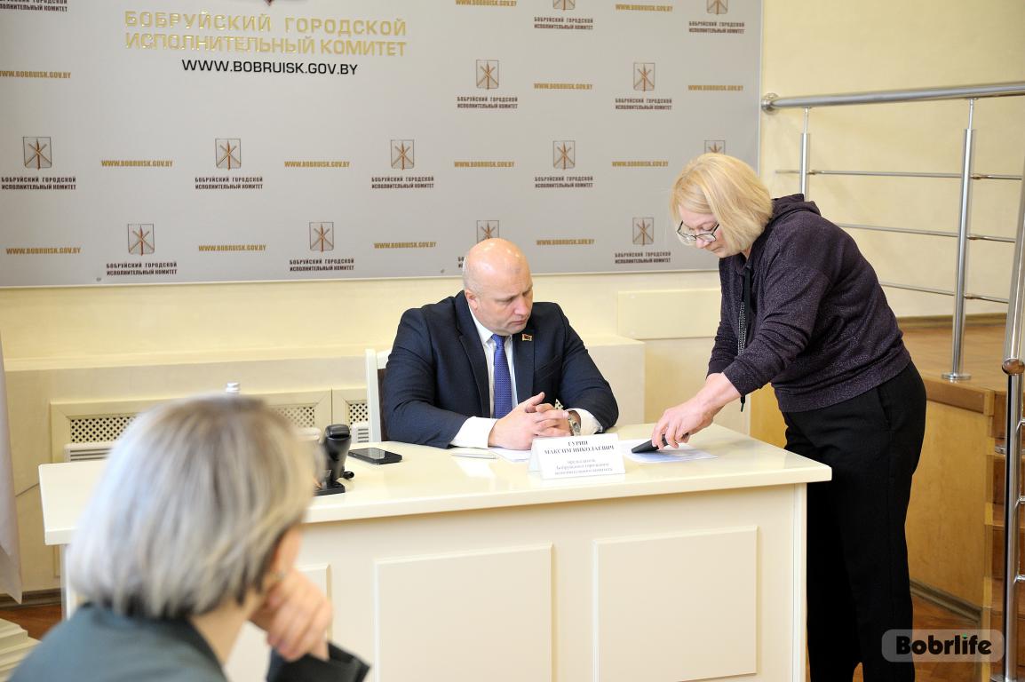 На личном контроле. Председатель Бобруйского горисполкома провел прием граждан