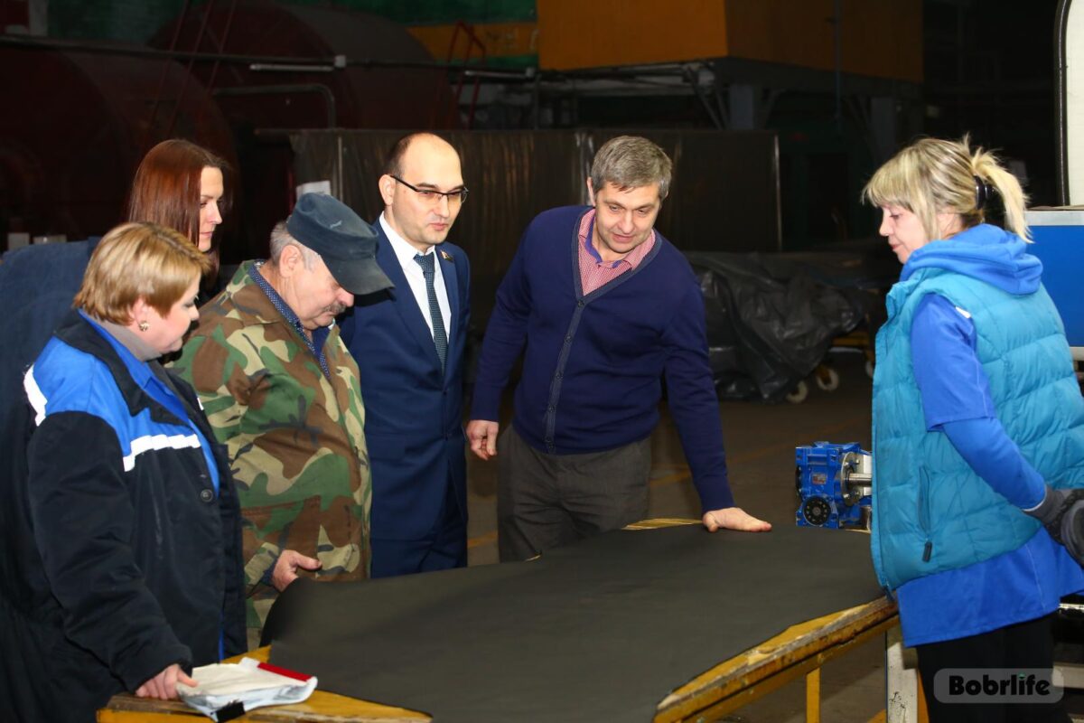 Дэпутат Палаты прадстаўнікоў Нацыянальнага сходу Антон Каранкевіч сустрэўся з працоўным калектывам ААТ «Бабруйскі гарбарны камбінат»