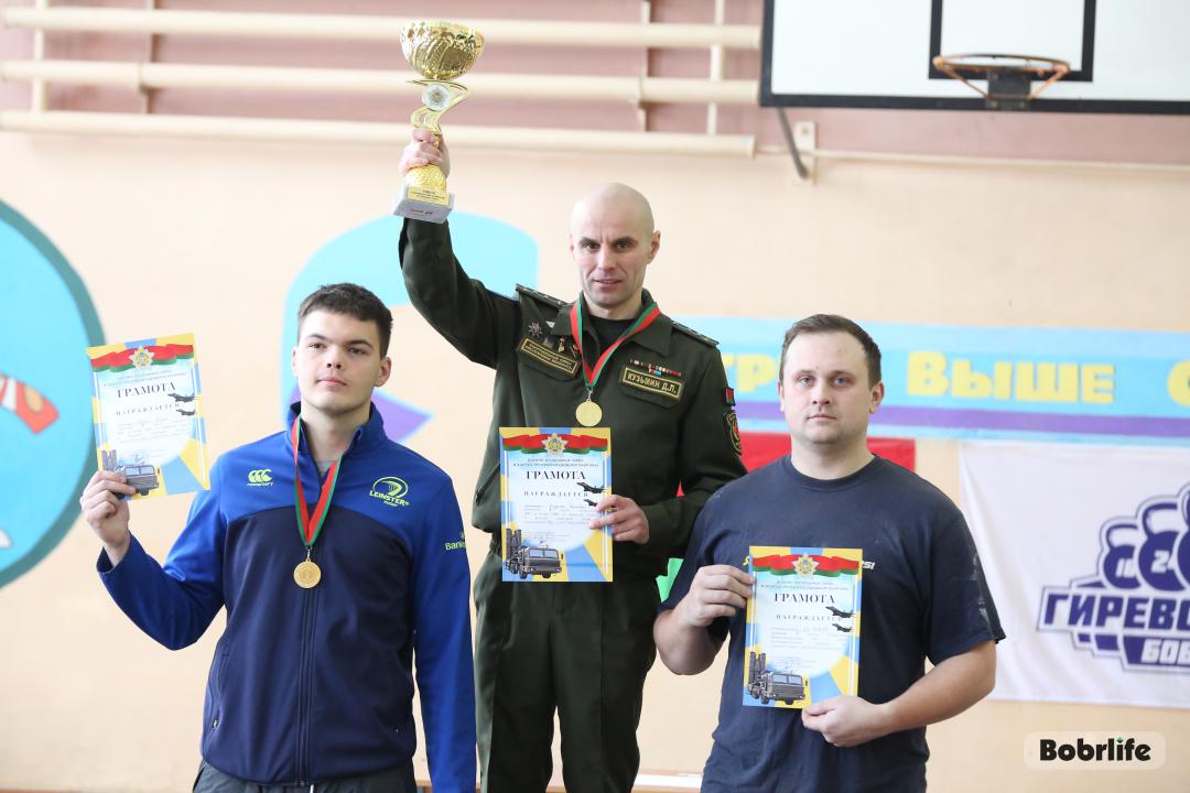 Чемпионат Военно-воздушных сил и войск противовоздушной обороны по гиревому спорту в Бобруйске