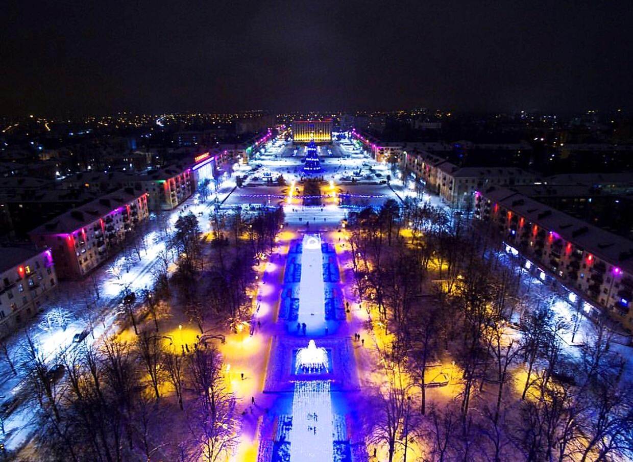 Бобруйск новогодний 2019 г.