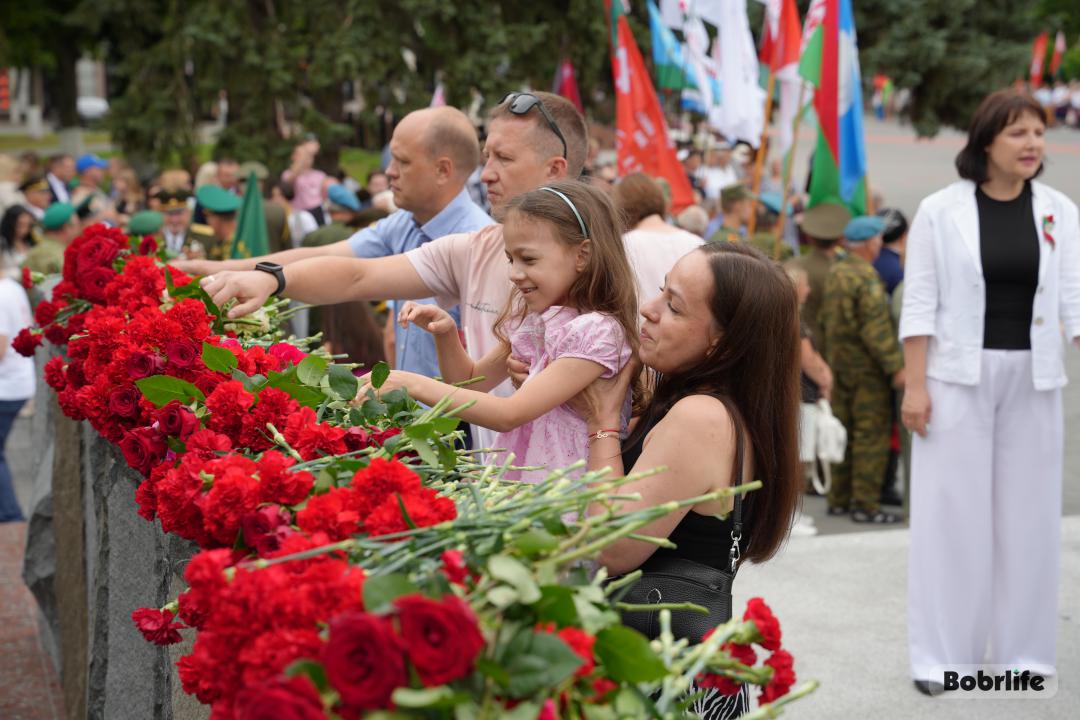 Митинг ко Дню Независимости Республики Беларусь в Бобруйске