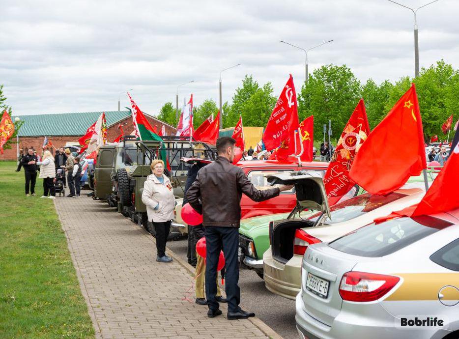 Бобруйск отпраздновал День Победы масштабным автопробегом
