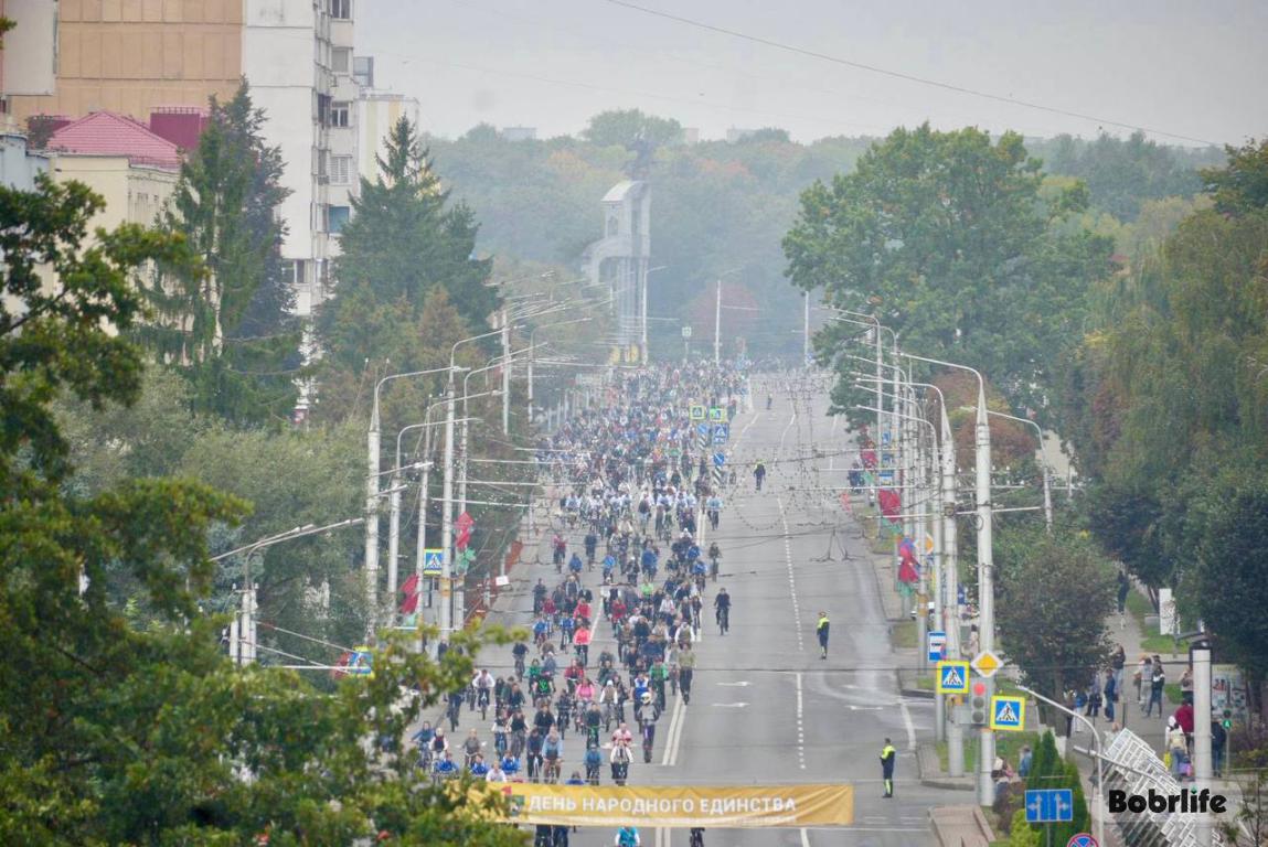 Мотовелопробег ко Дню народного единства прошел в Бобруйске