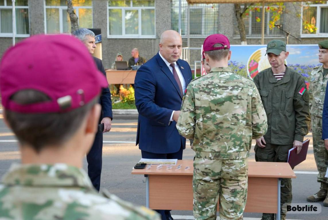 Торжественная церемония для воспитанников военно-патриотического клуба «Зубр»