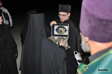 В Бобруйске состоялась встреча ковчега с частицей честных мощей преподобной Евфросинии Московской