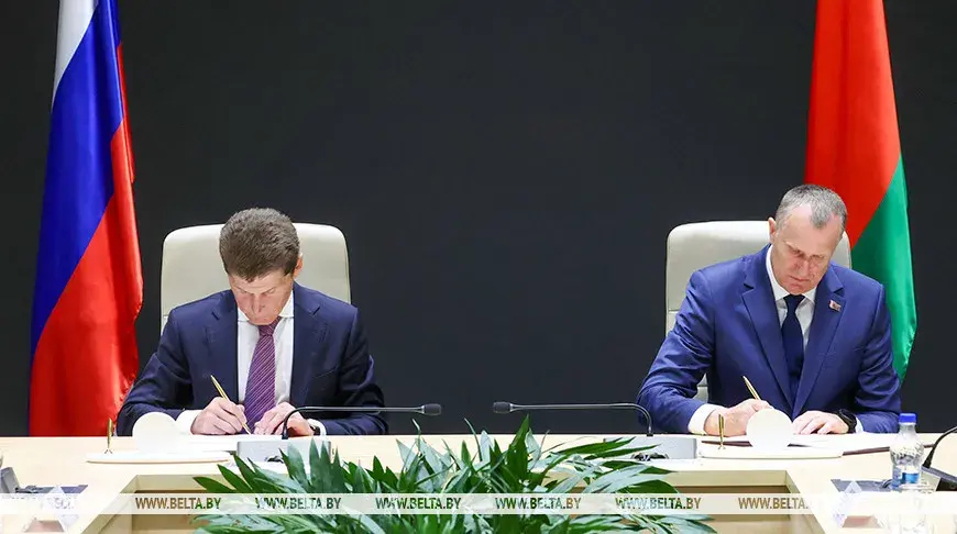 Беларусь и Приморский край подписали план мероприятий по реализации сотрудничества на 2027-2029 годы