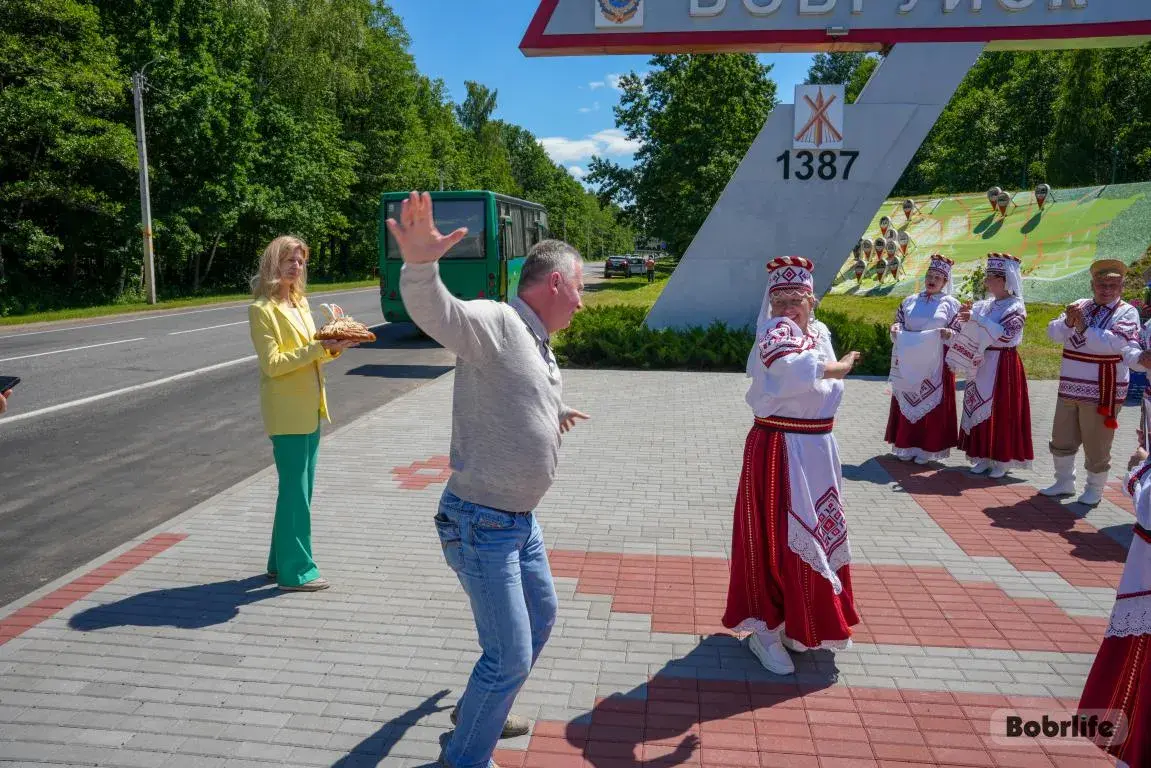 Добро пожаловать в Бобруйск! Город встретил делегацию из Мурома